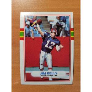 1989 Topps #46 Jim Kelly - Buffalo Bills - NFL - Fresh pull